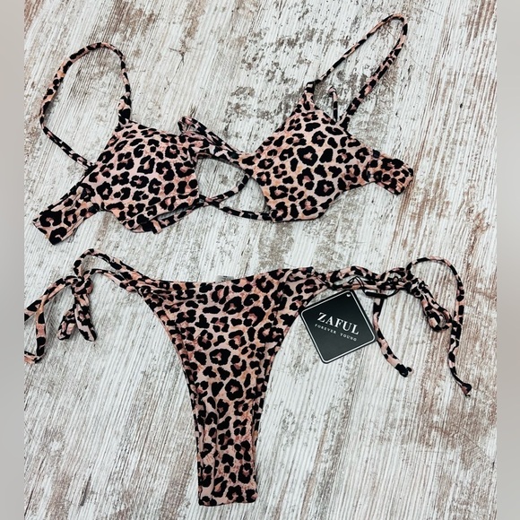 Zaful Other - Zaful Leopard Print Bikini